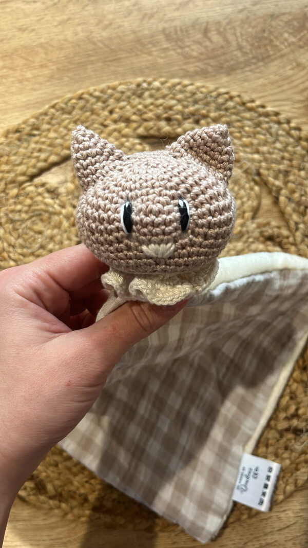 Doudou chaton à personnaliser